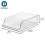 iDESIGN Stackable Plastic Bottle Holders, Clear, 2/Set (72730M2) ~#|#~CBD681BC-EEC9-467D-9005FDEE01BF31A0_sc7