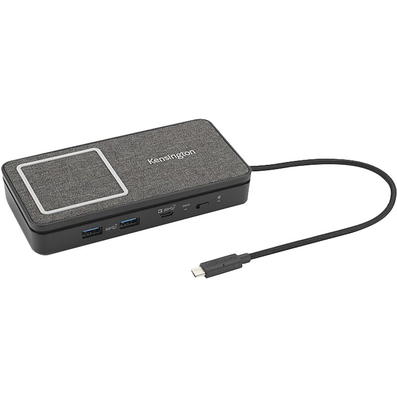 Kensington SD1700P Dual 4K Portable Mobile Docking Station with Qi Charging (K32800WW) image 1