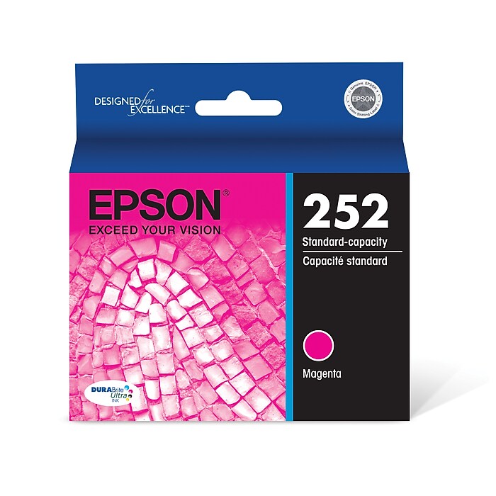 Epson T252 Magenta Standard Yield Ink Cartridge | Staples