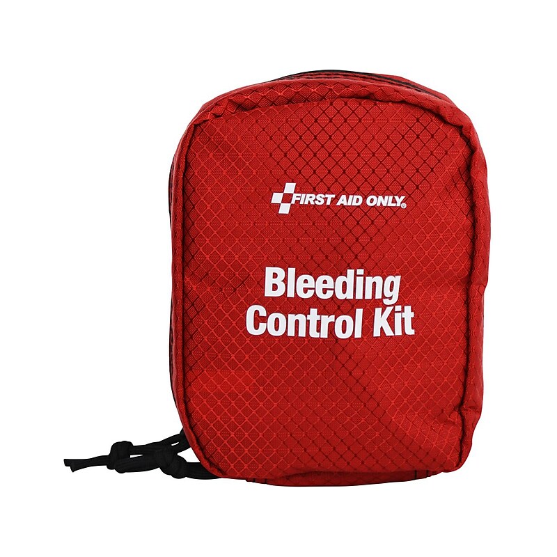 First Aid Only Bleeding Control Kit Fabric Pouch, Limb Wounds, 13 Pieces (91135) image 1