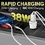 Overtime 38W Dual Port Car Charger & Two USB-C to Lightning Cables Bundle, White (OTC2PD6ICX2)~#|#~CBDE9D6D-58ED-4DB7-9522C44E9A72B4D6_sc7