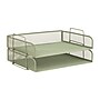 Staples Metal Mesh Side Loading Stackable Letter Tray, Letter Size, Sage Green, 2/Pack (ST63839)~#|#~CBE3778C-39AD-4087-86A15081394990E2_sc7