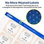 Avery Print-to-the-Edge Laser/Inkjet Square Labels, 1 1/2" x 1 1/2", White, 600 Labels/Pack (22805)~#|#~CBED29A6-4A82-4205-BE6D696D98EB2771_sc7