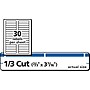 Avery TrueBlock Laser/Inkjet File Folder Labels, 2/3" x 3-7/16", White/Blue, 1,500 Labels/Pack (5766)~#|#~CBEF8E09-C7CF-4762-8219DFB28E793A6A_sc7