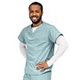 Medline PerforMAX Unisex Reversible 1-Pocket V-Neck Scrub Top, XS, Misty Green (810NTZXS-CA)~#|#~CBF02EBC-6039-465B-8B8716B8B9460865_sc7