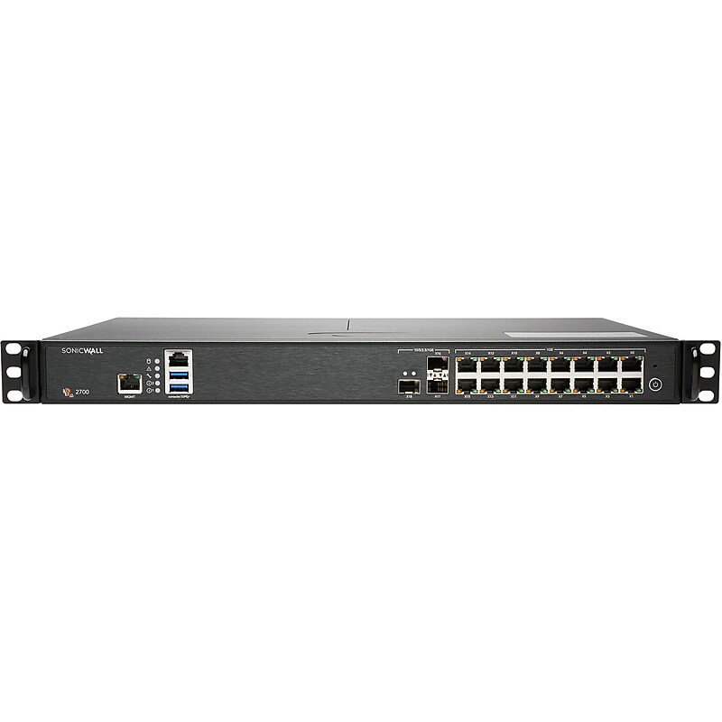 Sonicwall Generation 7 NSa 2700 Promotional Tradeup Next-Generation Firewall, Rack Mounted (03-SSC-1375) image 1