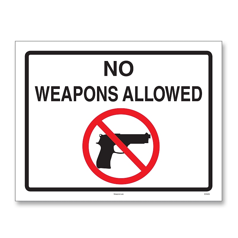 ComplyRight Weapons Law Poster, North Dakota, English (U1200CWPND) image 1