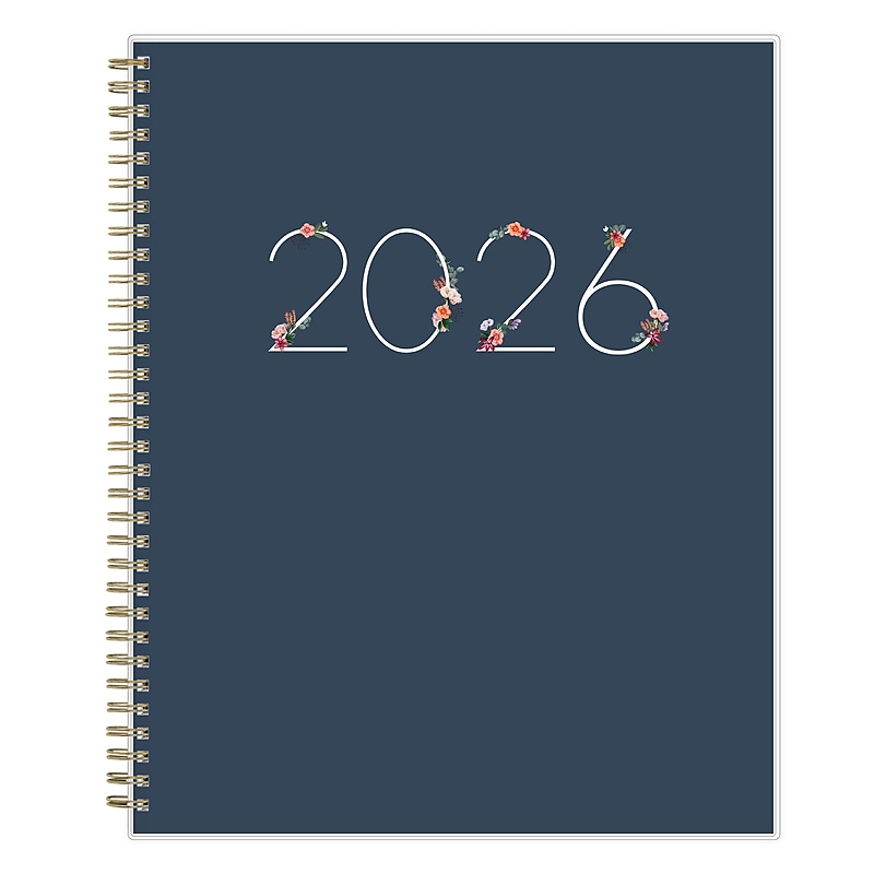 2026 Blue Sky Ashlyn 8.5" x 11" Calendar Year Weekly & Monthly Planner, Plastic Cover, Multicolored (143957-26) image 1