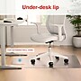 Staples Hard Floor Chair Mat with Lip, 45" x 53'', Clear (20231-CC)~#|#~CBFBCD15-15AF-492B-BA9D31A648BAAB54_sc7