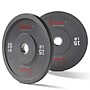 Sunny Health & Fitness Elite 2" Rubber Olympic Weight Plates, 15 lbs., Gray, 2/Set (SF-OP01-15)~#|#~CC013BF5-1046-4FEC-842C765CF5D8561F_sc7