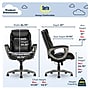 Serta My Fit Ergonomic Bonded Leather Swivel Executive Chair, Black (CHR100013)~#|#~CC014497-D389-4B8D-98FA06B86102A48E_sc7