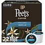 Peet's Coffee Vanilla Coffee, Keurig K-Cup Pod, Light Roast, 22/Box (5000376697)~#|#~CC0423D8-DD67-494F-AF4585B5D494DADD_sc7