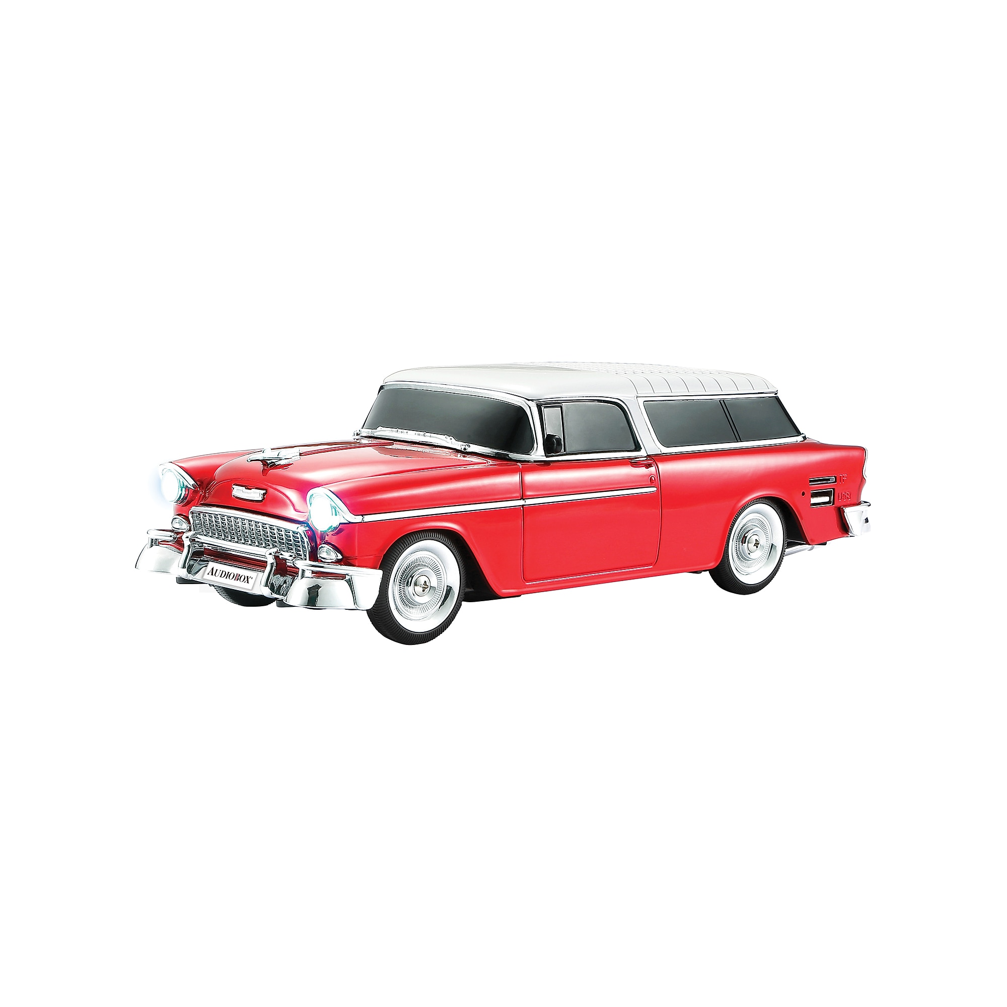 Audiobox Retro Ride Wireless Bluetooth 1955 Replica Car Speaker, Red (TRK-5500BYRD) Sansujyuku sansujyuku.com