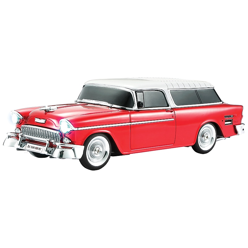 Audiobox Retro Ride Wireless Bluetooth 1955 Replica Car Speaker, Red (TRK-5500BYRD) image 1