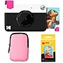 Kodak Printomatic Instant Print Camera Bundle with Pink Soft Case & 20-Pack Zink Photo Paper, Black~#|#~CC0C15E5-C601-4BF5-80591AA265501D19_sc7