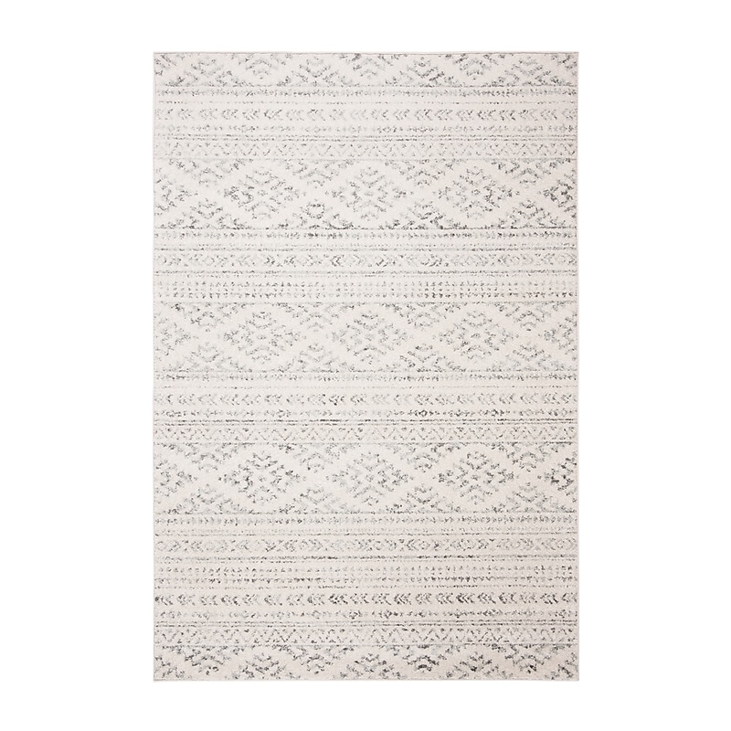 Safavieh Tulum Collection 5'-3" x 7'-6" Rectangle Indoor Area Rug, Machine Made, Ivory/Grey (TUL272A-5) image 1