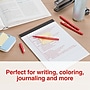 Staples Inspire Felt Tip Pen, Medium Point, 0.7mm, Red Ink, Dozen (ST63328)~#|#~CC0D1795-E2E5-4B75-8B62831254181945_sc7