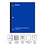 Staples Wireless 1-Subject Notebook, 8.5" x 11", College Ruled, 80 Sheets, Blue (ST58378C)~#|#~CC0DBE29-38BC-4675-A56E4E32F4CB67B1_sc7