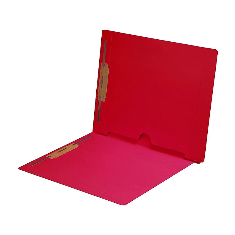 Medical Arts Press End Tab File Folder, Straight Cut, Letter-Size, Red, 250/Box (S-09019-RED-B) image 1