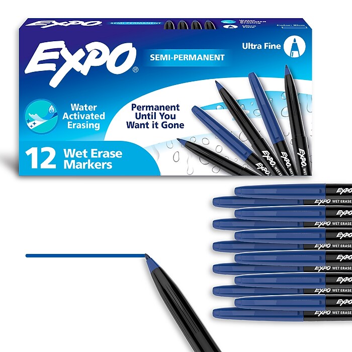 Wet Erase Extra Fine Tip Dry Erase Markers Vis-à-Vis Wet Erase