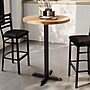 Flash Furniture Bennett 30" Round Wooden Commercial Indoor Table, Natural Top/Black Base (GSFRD30NTT2222B)~#|#~CC1650AE-5236-421A-B00446B0577A75B8_sc7