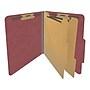Medical Arts Press Pressboard Classification Folder, 2 Dividers, 2" Expansion, Letter Size, Dark Red, 10/Box~#|#~CC23EA97-833C-4BDB-85CD58D39FEF5D37_sc7