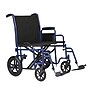 Medline Bariatric Transport Wheelchair, Desk-Length Arms, Black (TCB228N21S)~#|#~CC241526-37EC-46CE-9052BA01D5167898_sc7