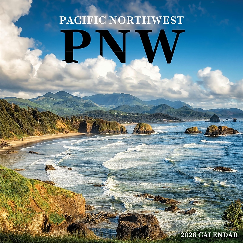 2026 TF Publishing Pacific Northwest 12" x 12" Monthly Wall Calendar, Multi (26-1021) image 1