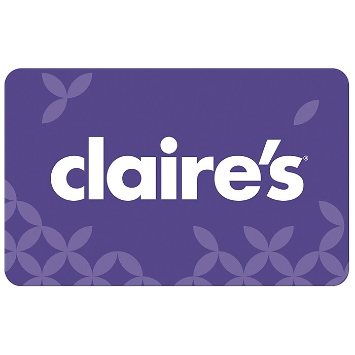 Claire s Gift Card 25 Staples