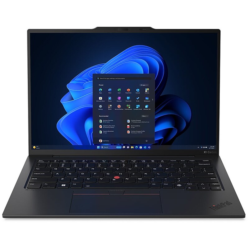 Lenovo ThinkPad X1 Carbon Gen 12 14" Touchscreen AI Laptop, Intel Core Ultra 7 165U, 32GB RAM, 1TB SSD, Windows 11 Pro image 1