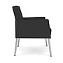 Lesro Mystic Lounge Fabric Guest Chair, Open House Graphite/Silver (ML1101.SSV-01OHGP)~#|#~CC2F0A11-A17D-4505-AF5D69D310C335ED_sc7