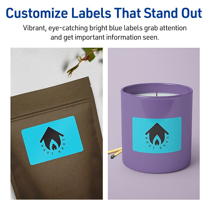 レギュラー40個＋ハーフ10個　専用ページ Avery Laser/Inkjet Multipurpose Labels, 2