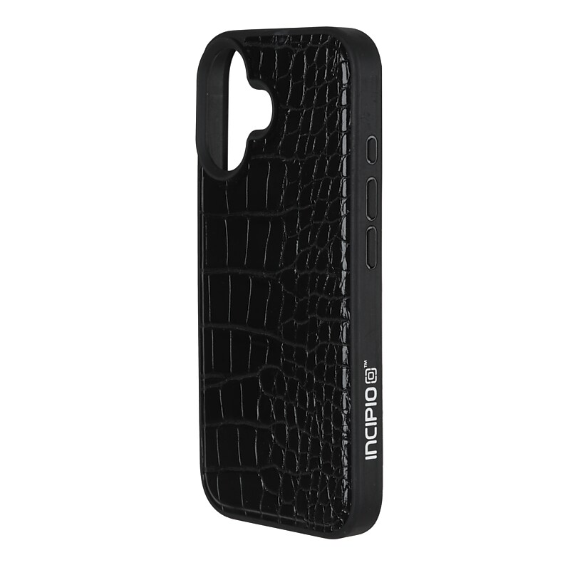 Incipio CrocZ Phone Case for iPhone 16, Black (V900IP16-CRBLK) image 1