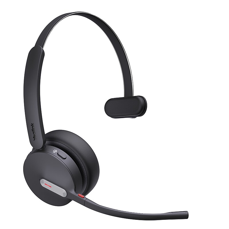 YeaLink BH70 Noise Canceling Bluetooth Mono On-Ear Headset, MT Certified (1208705) image 1
