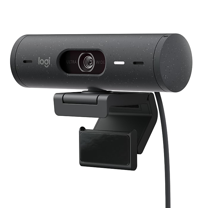 Logitech Webカメラ フルHD 1080P Logitech Brio 500 HD 1080p Webcam, 4 Megapixels, Graphite (960