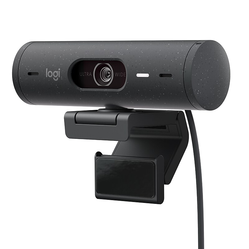 Logitech Brio 500 HD 1080p Webcam, 4 Megapixels, Graphite (960-001493) image 1