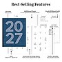 2027 TF Publishing Naval Grid 9" x 11"  Monthly Standard Planner, Paperboard Cover, Multicolored (27-4710)~#|#~CC384B57-CF57-47D4-A14B66D017AC72FD_sc7