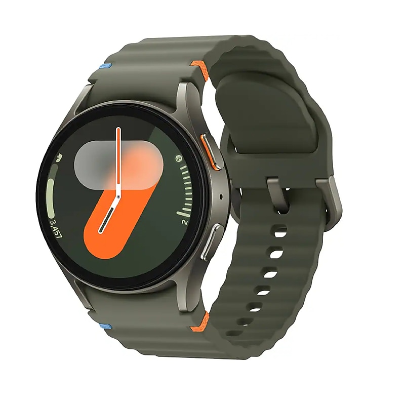 Samsung Galaxy Watch7 Smart Watch, GPS, 40mm, Armor Aluminum Case, Green Fluoroelastomer (SM-L300NZGAXAA) image 1