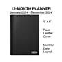 2024 Staples 5" x 8" Daily Appointment Book, Black (ST58452-24)~#|#~CC4433FE-7288-43C5-A5C1F298575385E2_sc7