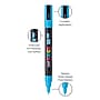 POSCA PC-3M Water Based Paint Marker, Reversible Fine Tip, Light Blue, 3/Pack (UBCPC3MLTBLUE-3)~#|#~CC44E295-5513-4A8B-91B5AC7882217C84_sc7