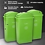Alpine Industries Polypropylene Recycling Bin, 23 Gallon, Lime Green, 3/Pack (ALP4778-1-LGRN-3)~#|#~CC4515C1-055A-416C-941B22042A3E0235_sc7