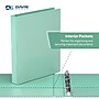 Davis Group Standard View 1" 3-Ring Binders, Assorted Pastel Colors, 4/Pack (7411-88-04)~#|#~CC456AC8-3D47-4CDD-AB3A47D4A980E10F_sc7