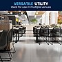 Flash Furniture HERCULES Series Plastic Stack Chair with Air-Vent Back and Sled Base, Black (RUT498ABK)~#|#~CC48940F-4DD2-493F-995BDF5A9AE75481_sc7