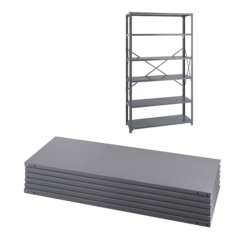 Safco Industrial Metal Stand Alone, 48.03", Gray (6253) image 1