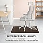 Anji Mountain Standard Bamboo Carpet & Hard Floor Chair Mat, 42" x 48", Java (AMB24080)~#|#~CC50B839-678A-4137-B7989DDB086455A2_sc7