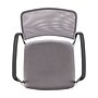 Flash Furniture Jana Mesh Reception Side Stacking Chair, Gray (GO5162GRY)~#|#~CC5113D2-0D8C-4CED-9DE41F3F377AE279_sc7