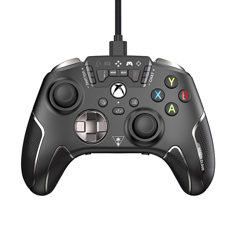 Turtle Beach Recon Cloud Wired Game Controller with Bluetooth for Xbox Series X|S|One, Windows, Android Mobile Devices, Black image 1