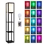 Simple Designs Etagere Organizer 62.5" Floor Lamp with Rectangular Shade, Black (LF1037-BLK-CCLB)~#|#~CC561CDD-E18C-41FE-8227B2E6859E5D11_sc7