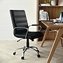 Flash Furniture Whitney Ergonomic LeatherSoft Swivel Mid-Back Executive Office Chair, Black/Chrome (GO2286MBK)~#|#~CC58780C-7C8B-4AF7-8341C9CA071CD22D_sc7