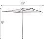 Household Essentials Outdoor Aluminum Clothesline, Silver (17135-1)~#|#~CC5A0587-FDF6-425F-961EE0D5F090E6D2_sc7